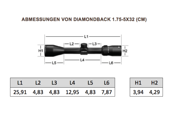 vortex diamondback   riflescope bdc reticle