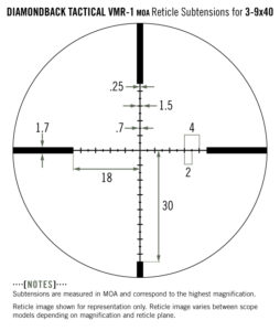 vortex diamondback tactical  riflescope vmr