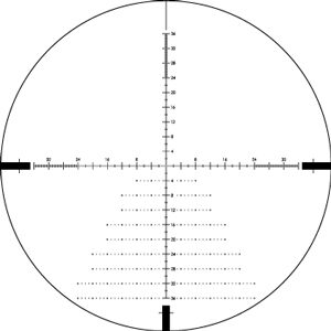 vortex diamondback tactical  riflescope ffp ebr c reticle moa