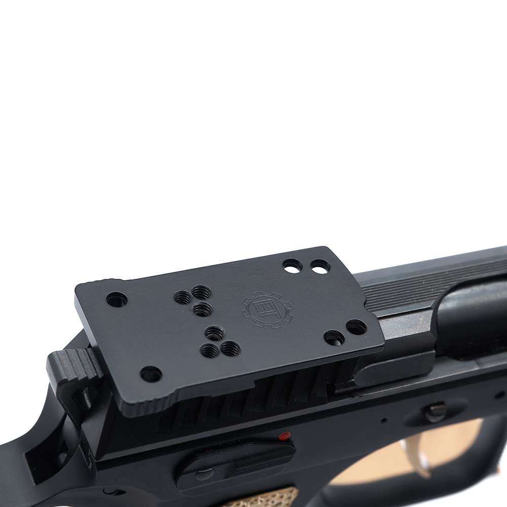 Aluminium Dovetail CZ SHADOW Red Dot Mount Plate Type V1